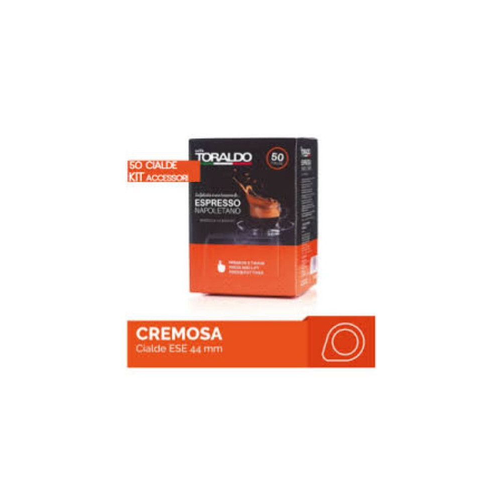 TORALDO MISCELA CREMOSA 50 CIALDE ESE 44+ KIT KIT ACCESSORI