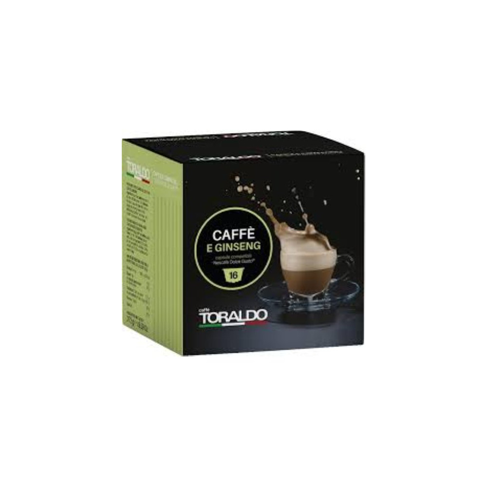 TORALDO GINSENG 16 CAPSULE COMPATIBILI CON NESCAFE DOLCE GUSTO
