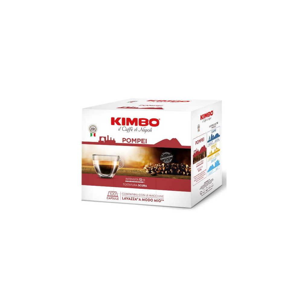 KIMBO POMPEI 100 CAPSULE COMPATIBILI CON LAVAZZA A MODO MIO