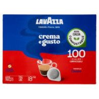 LAVAZZA CREMA E GUSTO 100 CIALDE COMPOSTABILI ESE 44MM 