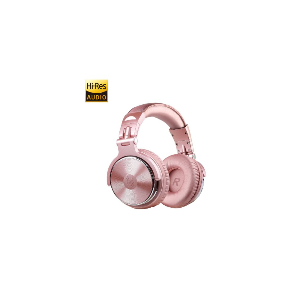 ONEODIO STUDIO PRO 10 HI-RES CUFFIE DJ CABLATE C/ SHAREPORTE E MICROFONO PINK