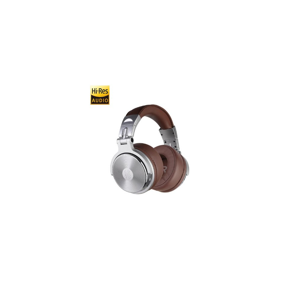 ONEODIO STUDIO PRO 30 HI-RES CUFFIE DJ CABLATE SILVER/BROWN