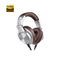 ONEODIO A71 HI-RES CUFFIE DJ CABLATE AUDIO STEREO SILVER/BROWN