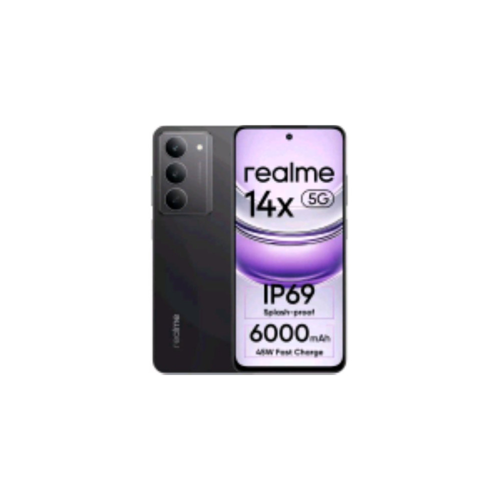 REALME 14X 6.6" 256GB RAM 8GB DUAL SIM 5G BLACK