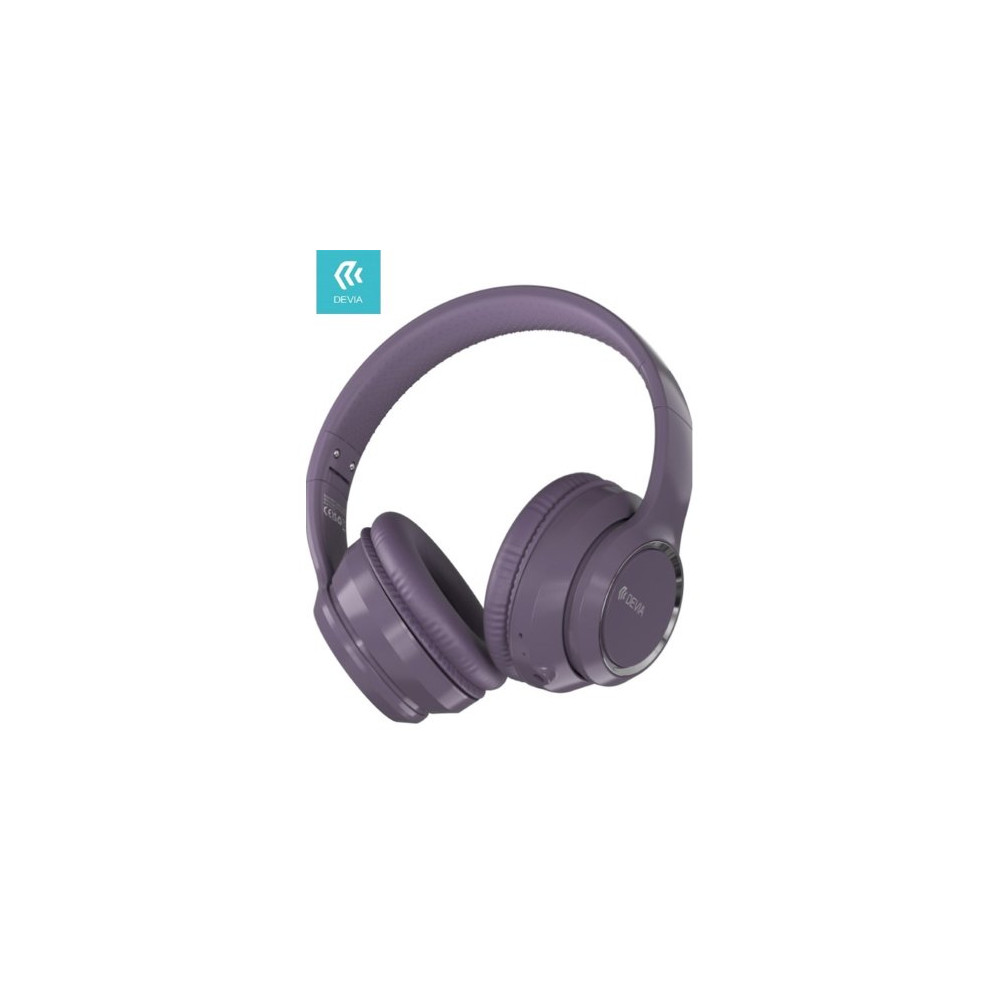 DEVIA CUFFIA WIRELESS V2 EM039 BLUETOOTH V. 5.2 RICARICABILE VIOLA