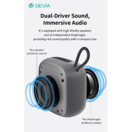 DEVIA ALTOPARLANTE BLUETOOTH V5,3 LITE2 5 WATT EM501 BLU