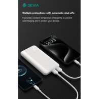 DEVIA POWER BANK KINTONE 10,000 MAH 37 WATT BIANCO