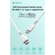 DEVIA CAVO CERTIFICATO GRS DA TIPO C A C 60W 3A 1 METRO PD