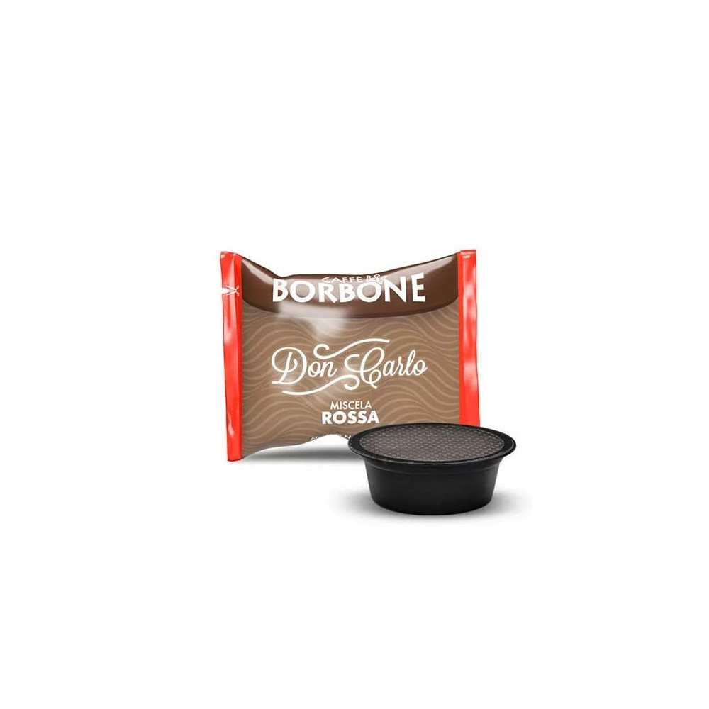 BORBONE DON CARLO MISCELA ROSSA COMPATIB CON LAVAZZA A MODO MIO 100 CAPSULE