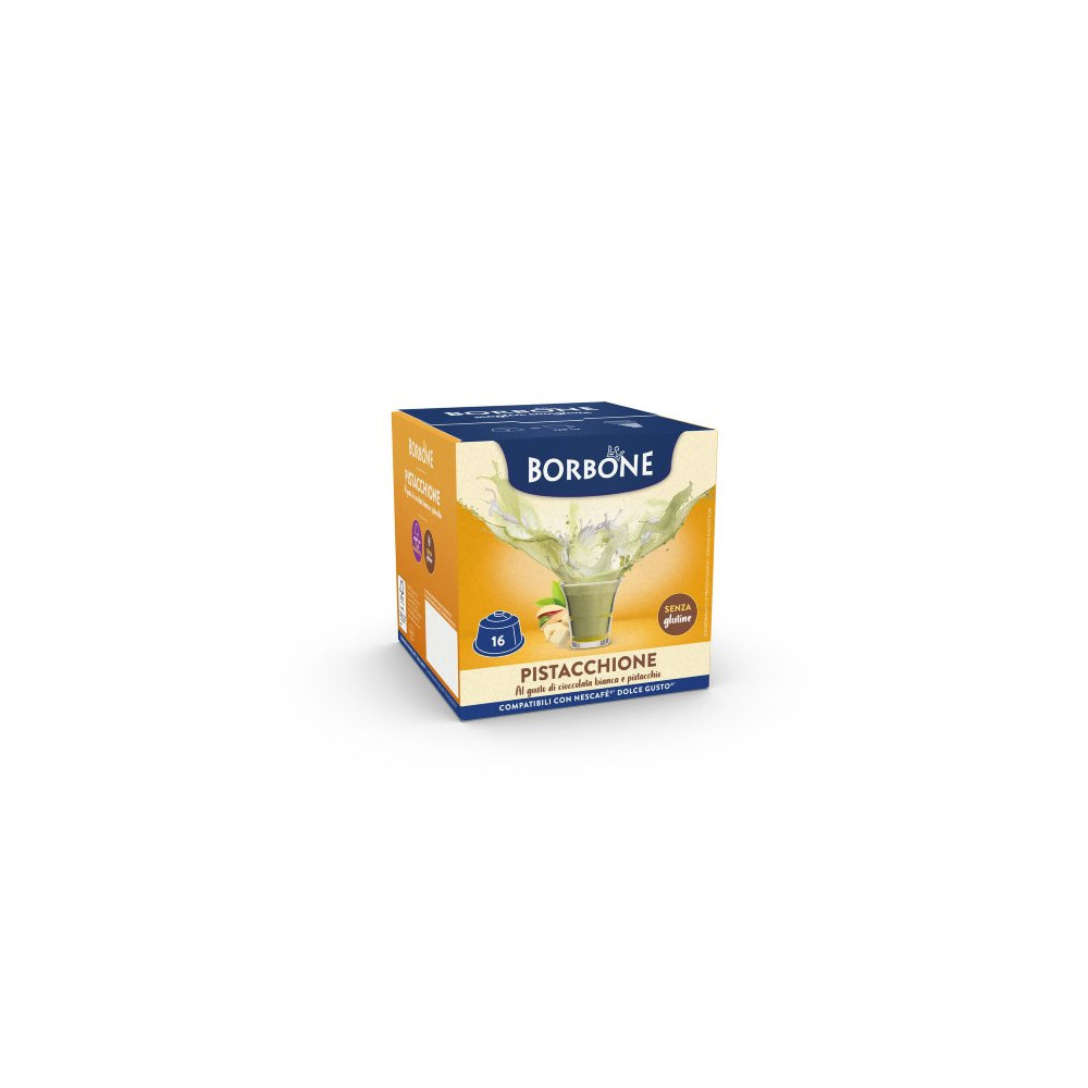 BORBONE PISTACCHIONE COMPATIB CON DOLCE GUSTO 16 CAPSULE 