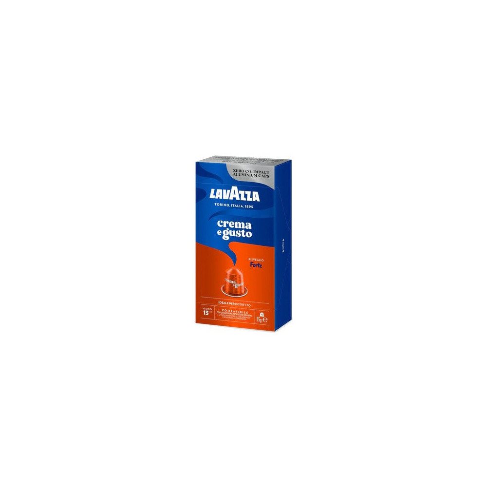 LAVAZZA CREMA E GUSTO FORTE 10 CAPSULE COMPATIBILE CON NESPRESSO
