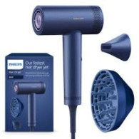 PHILIPS ASCIUGACAPELLI SENSE IQ 1400W IONI BLUE MOTORE BDLC