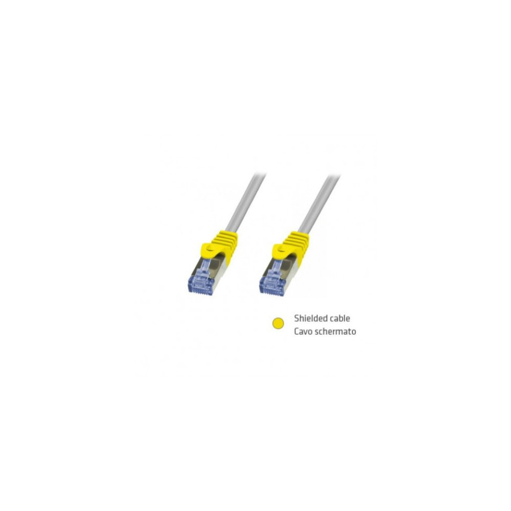 CAVO RETE FTP CAT.5E 3MT SL SCHERMATO ADJ
