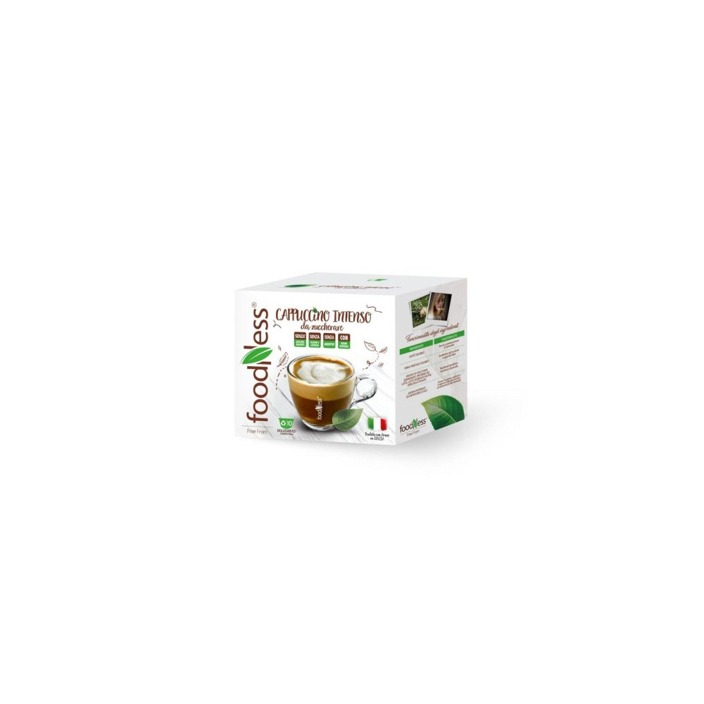 FOODNESS CAPPUCINO INTENSO COMPAT CON DOLCE GUSTO 10 CAPSULE