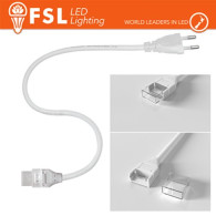 BIANCO CAVO SPINA PER STRISCE LED 220V