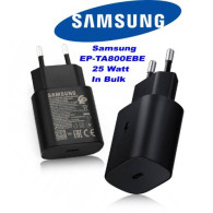 CARICATORE EP-TA800EBE SAMSUNG USB-C 25 WATT NERO IN BULK (NO BLISTER)