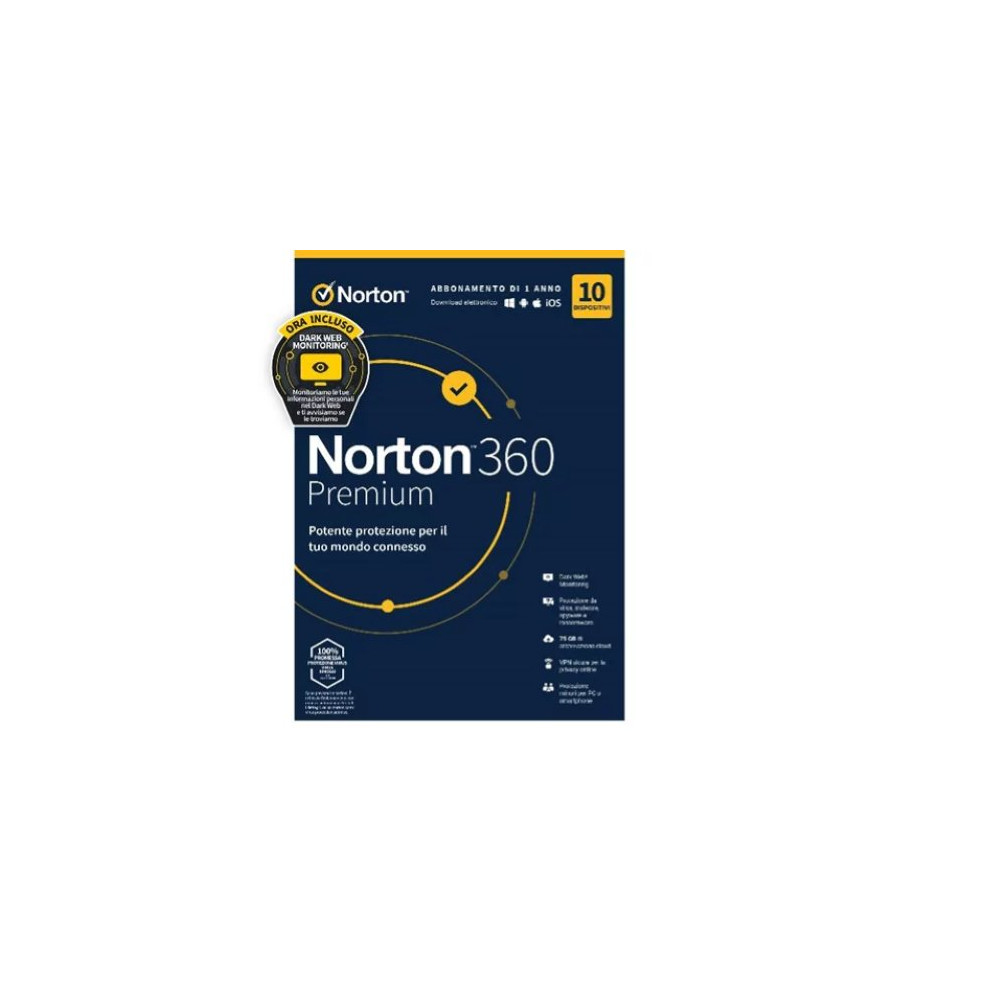 INT.SEC.10DEV 1Y 75GB 360 PREMIUM NORTON 12MO GENERIC RSP MM GUM