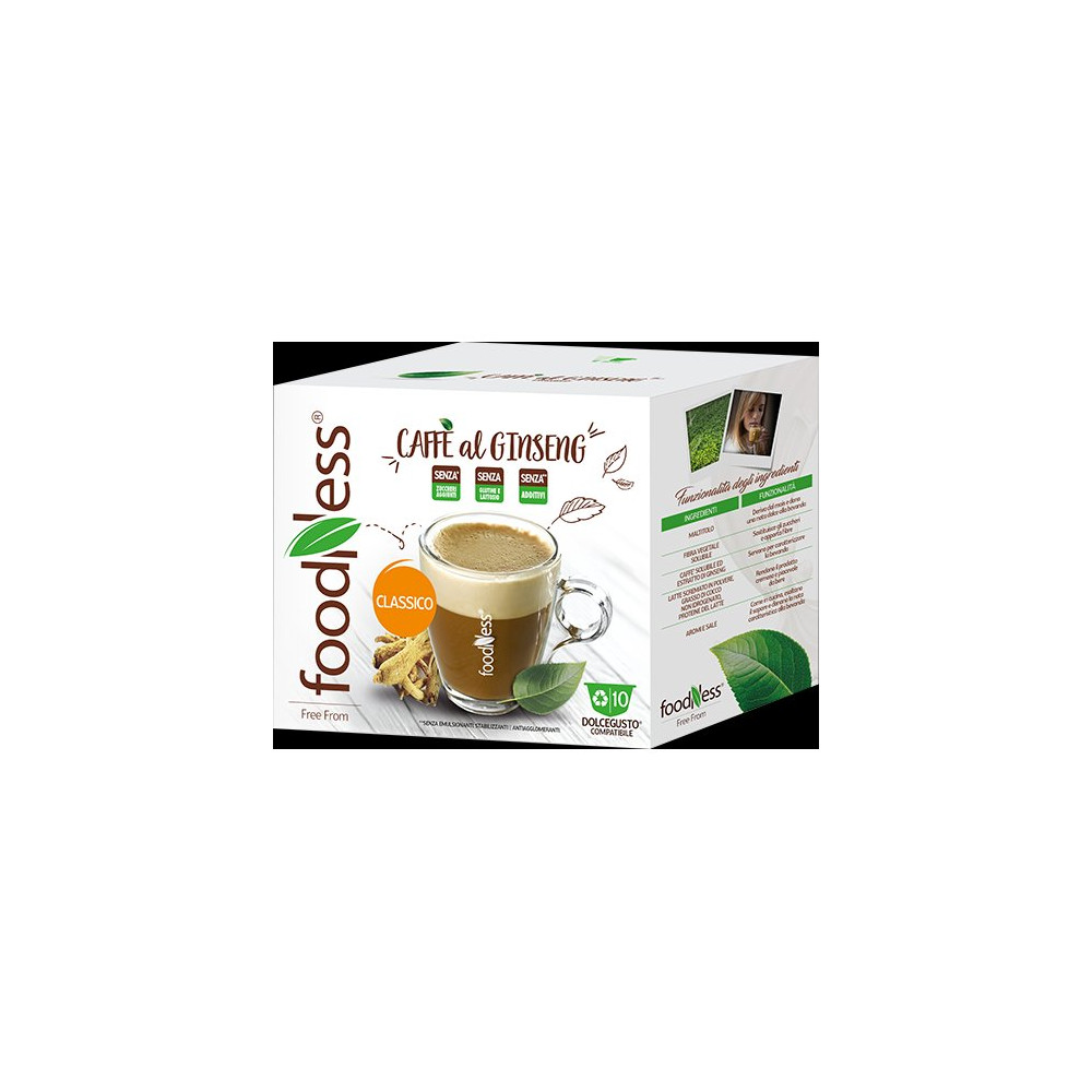 FOODNESS GINSENG CLASSICO 10 CAPSULE PER DOLCE GUSTO