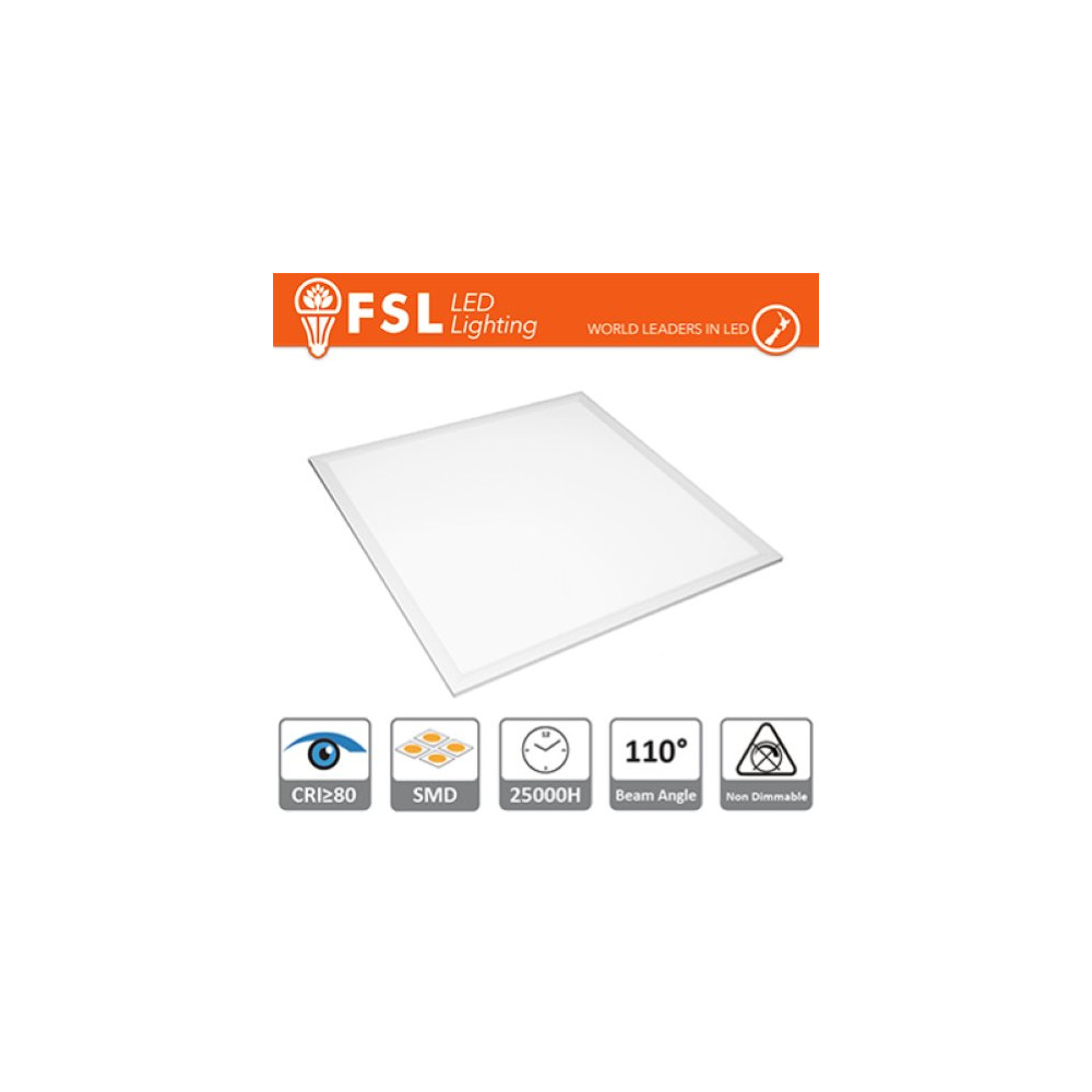 LUCE NATURALE - 4000K PANNELLO LED 60X60CM - 48W 4000K CRI80 BACK-LIT