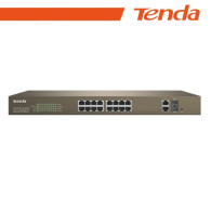 TENDA SWITCH POE WEB SMART 16 PORTE 10/100+2GB+2SFP - TEF1218P-16-250W