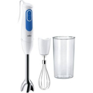 BRAUN FRULLATORE AD IMMERSIONE MQ3005WH 2 VELOCITÀ 700W BIANCO/BLU