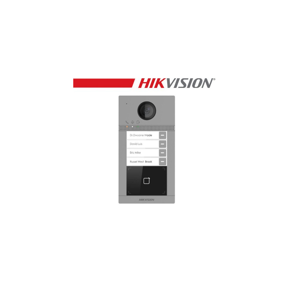 HIKVISION 4 BUTTONS METAL VILLA DOOR STATION - DS-KV8413-WME1(C)