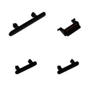 APPLE SET PULSANTI VOLUME+MUTE+POWER ON/OFF PER IPHONE XR NERI