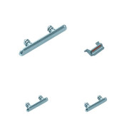 APPLE SET PULSANTI VOLUME+MUTE+POWER ON/OFF PER IPHONE XR BLU