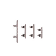 APPLE SET PULSANTI LATERALI PER IPHONE 15 PRO/15 PRO MAX BIANCO TITANIO