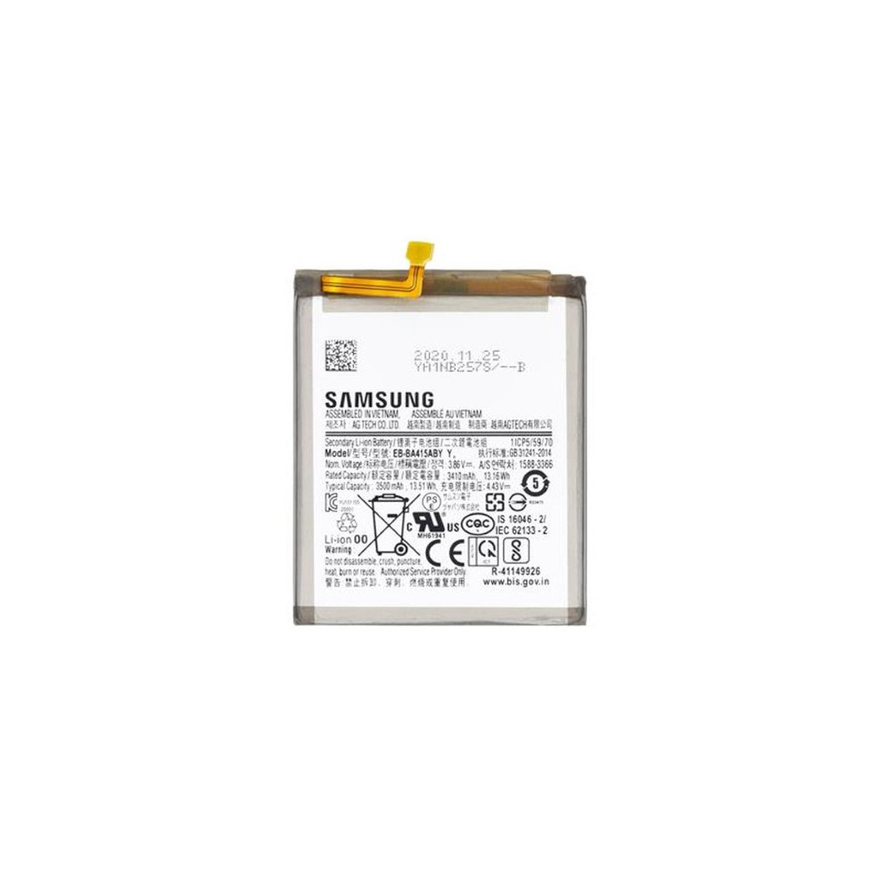 EB-BA415ABY SAMSUNG A41 BATTERY LI-ION 3500MAH SM-A415F BULK
