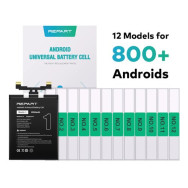 REPART SET 12 MODELLI DI BATTERIA SENZA CHIP PER ANDROID UNIVERSALI