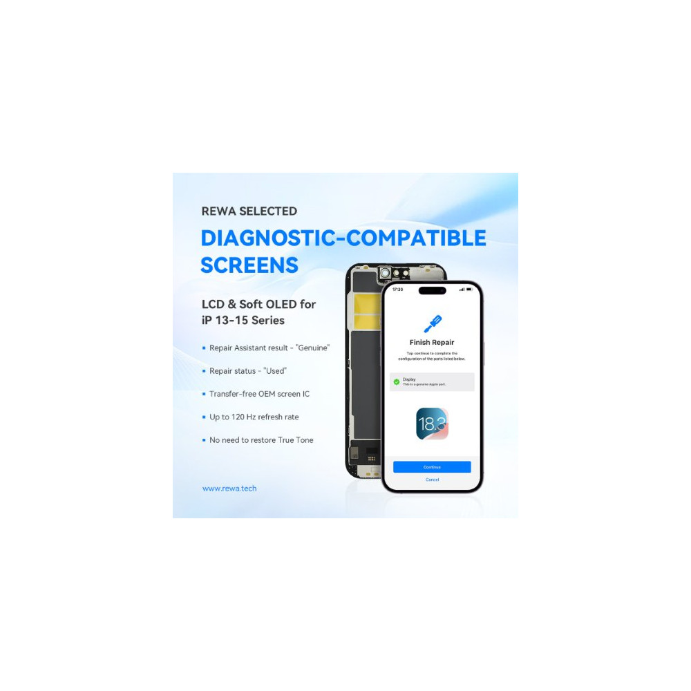 APPLE IPHONE 12 PRO MAX DISPLAY SOFT-OLED FHD NERO ORIGINALE RIGENERATO DIAGNOSTICA