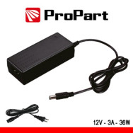 PROPART ALIMENTATORE SWITCHING TENSIONE COSTANTE 12VDC 3A (36W)