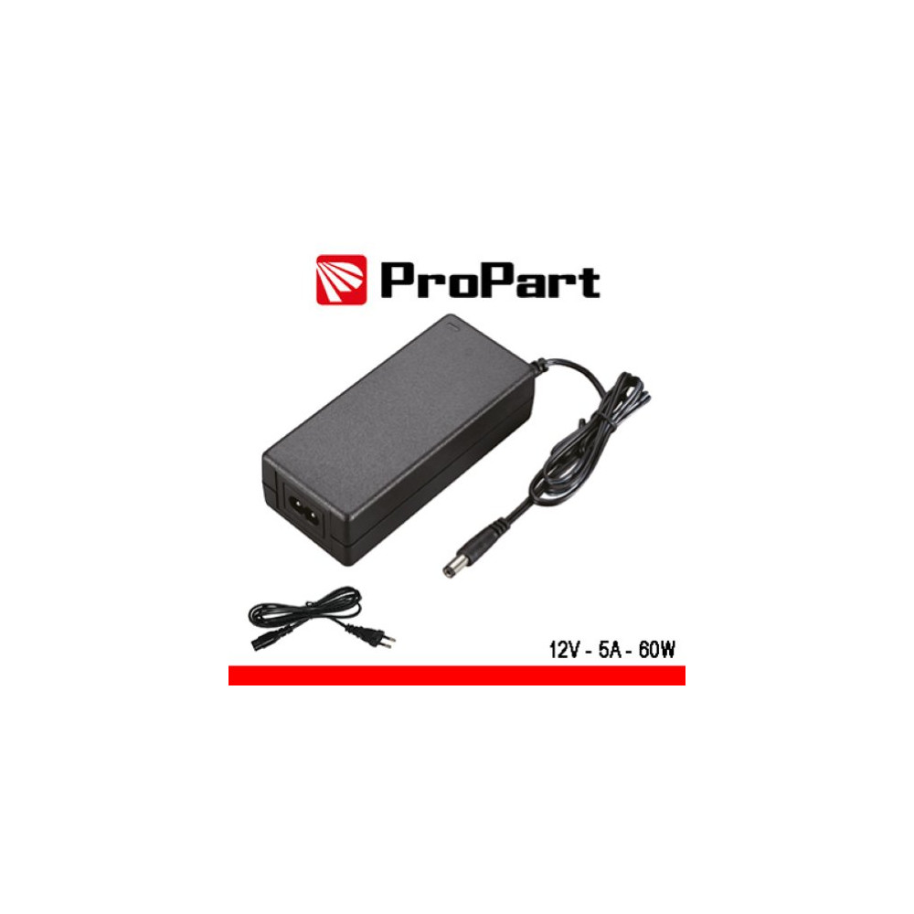 PROPART ALIMENTATORE SWITCHING TENSIONE COSTANTE 12VDC 5A (60W)