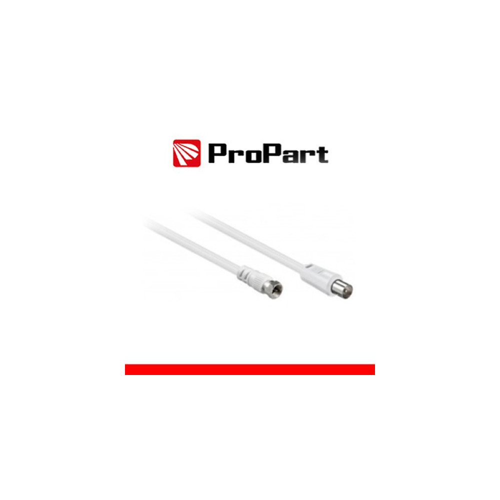 PROPART CAVO ANTENNA TV IEC 1.5M SP - SP F BIANCO