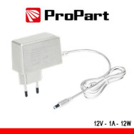 PROPART ALIMENTATORE SWITCHING TENSIONE COST 12VDC 1A (12W) BIANCO