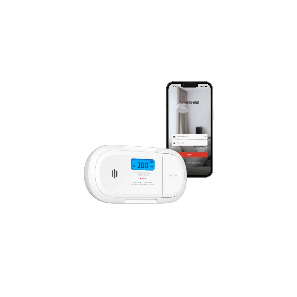 X-SENSE SENSORE CO-MONOSSIDO WI-FI A BATTERIA SOSTITUIBILE