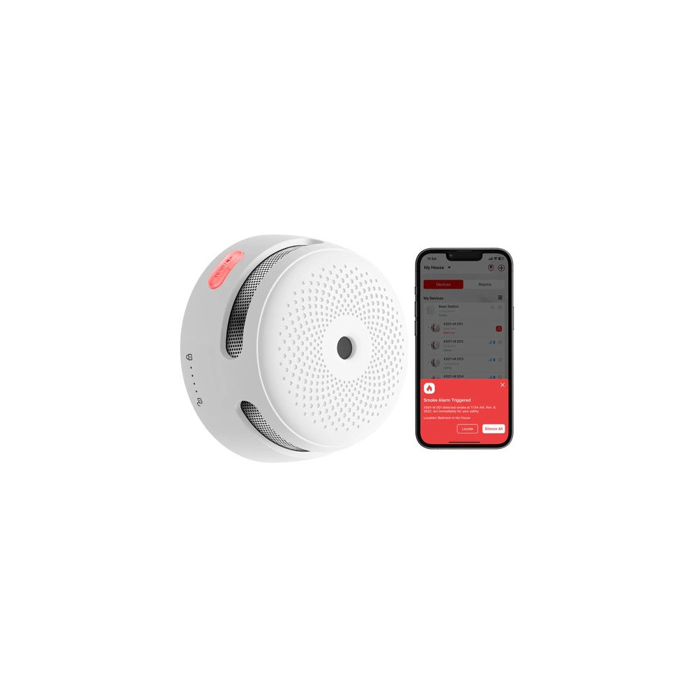 X-SENSE SENSORE FUMO LINK+PRO A BATTERIA SOSTIT DA CONNETTERE A CENTRALINA RF