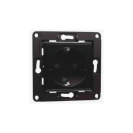 SHELLY WALL SOCKET 1, PRESA A MURO EU/SCHUKO NERA