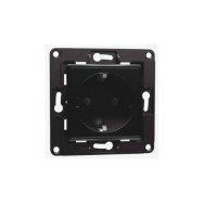 SHELLY WALL SOCKET 1, PRESA A MURO EU/SCHUKO NERA