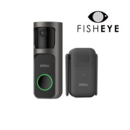 KIT IMOU VIDEOCAMPANELLO 3S A BATTERIA 2.5K CON LENTE FISHEYE + CICALIN WIRELESS