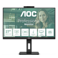 AOC MONITOR 27IPS QHD HDMI DP MM PIVOT AOC Q27P3QW WEBCAM REG ALTEZZA
