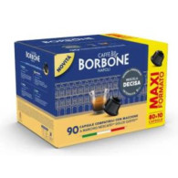 BORBONE CAPSULE COMP.DOLCE GUSTO MISCELA DECISA (NERA) 80+10PZ