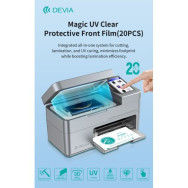DEVIA PELLICOLE SMARTPHONES UV TRASPARENTI PER PLOTTER PT021 MAGIC