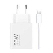XIAOMI 33W WALL CHARGING COMBO USB-A + CAVO USB-C WHITE