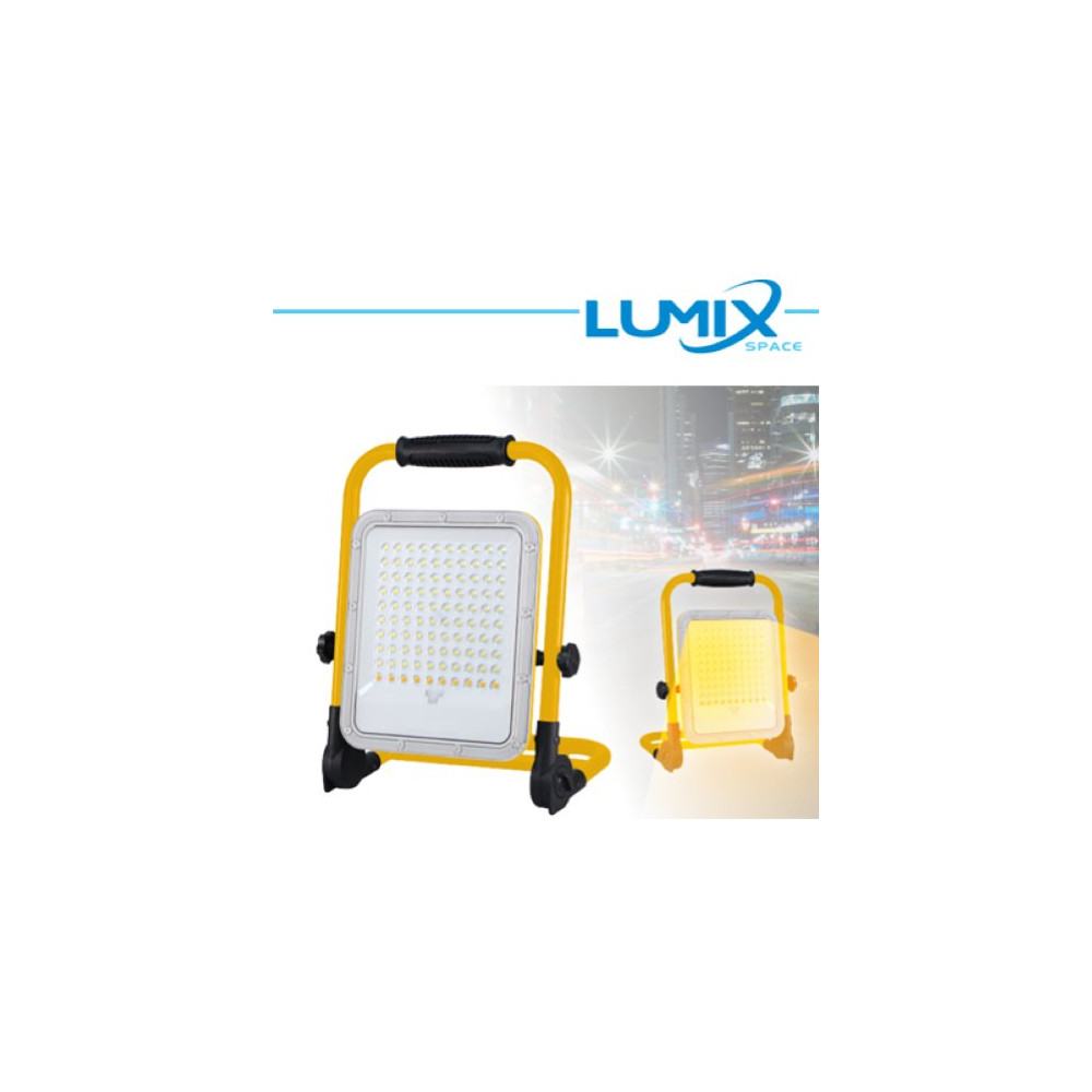 GIALLO FARETTO A LED PORTATILE A BATTERIA - 12 ORE