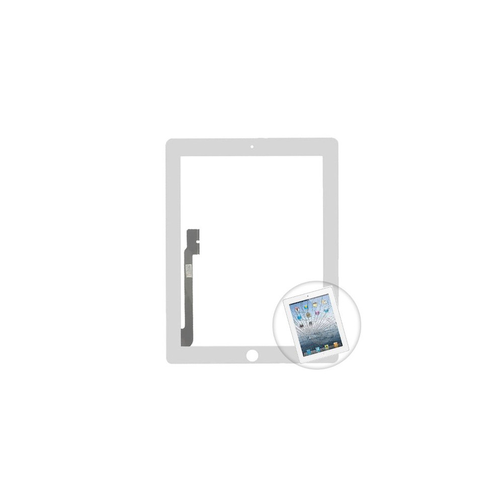 APPLE TOUCH PANEL PER NEW IPAD / IPAD 3 / IPAD 4 BIANCO