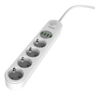 PRESA MULTIPLA ENERGIZER 4 EU PLUG + 4 USB A CON INTERRUTTORE