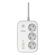 PRESA MULTIPLA ENERGIZER 3 SCHUKO + 4 USB A CON INTERRUTTORE E WIFI