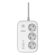 PRESA MULTIPLA ENERGIZER 3 SCHUKO + 4 USB A CON INTERRUTTORE E WIFI